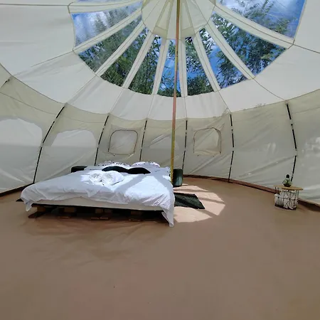 Luna Rock Glamping Brezoi - Blue Scai Exterior photo